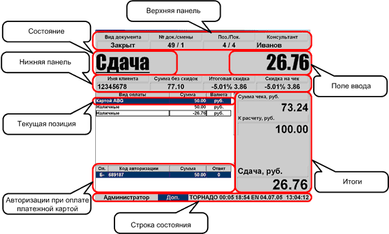Расчет с покупателем