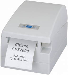 фото Термопринтер чеков Citizen CT-S2000 белый USB